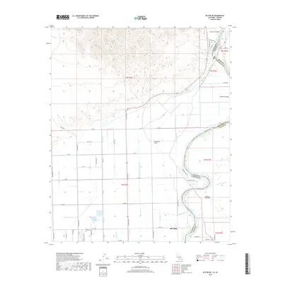 2018 Map of Blythe NE, 2018 Print