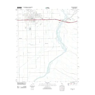 2012 Map of Blythe, 2012 Print