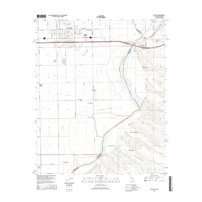 2015 Map of Blythe, 2015 Print