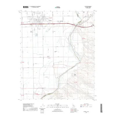 2018 Map of Blythe, 2018 Print