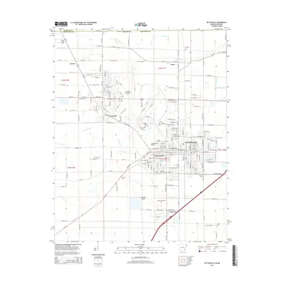 2014 Map of Blytheville, 2014 Print