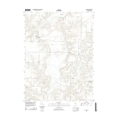 2015 Map of Blyton, 2015 Print