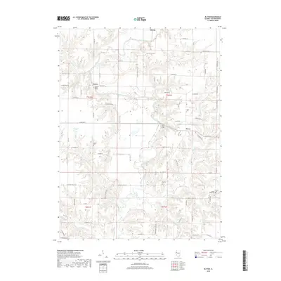 2018 Map of Blyton, 2018 Print