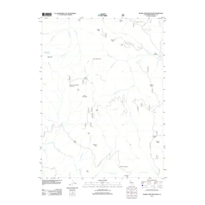 2012 Map of Board Camp Mountain, 2012 Print
