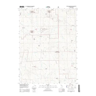 2015 Map of Board Camp Mountain, 2015 Print
