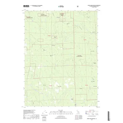 2018 Map of Board Camp Mountain, 2018 Print