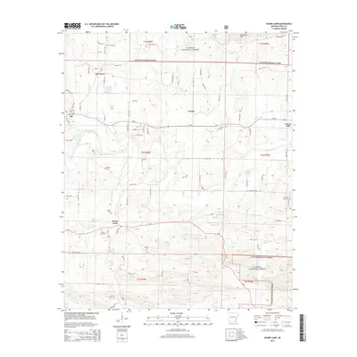2014 Map of Board Camp, 2014 Print