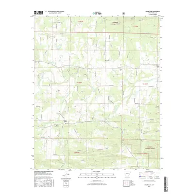 2017 Map of Board Camp, 2017 Print