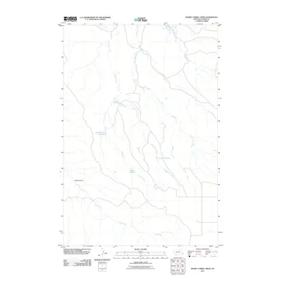 2011 Map of Board Corral Creek, 2011 Print