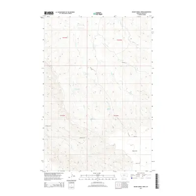 2014 Map of Board Corral Creek, 2014 Print