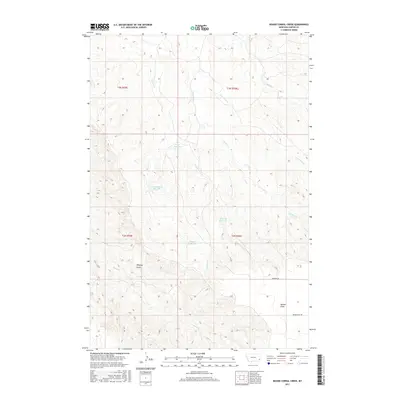2017 Map of Board Corral Creek, 2017 Print