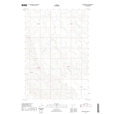2020 Map of Board Corral Creek, 2020 Print
