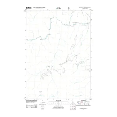2011 Map of Boardman Creek, 2011 Print