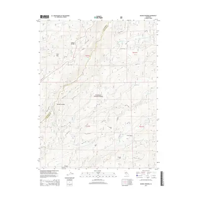 2015 Map of Boards Crossing, 2015 Print