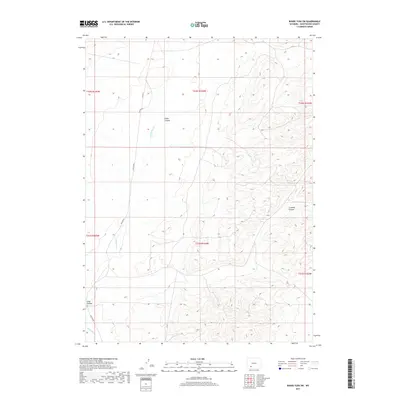 2017 Map of Boars Tusk SW, 2017 Print