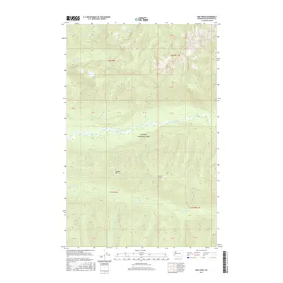 2017 Map of Bob Creek, 2017 Print