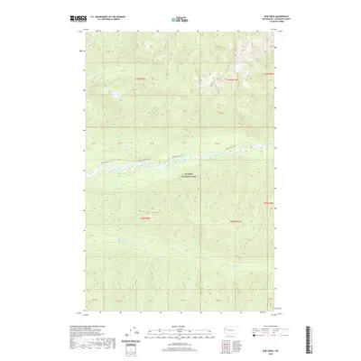 2020 Map of Bob Creek, 2020 Print