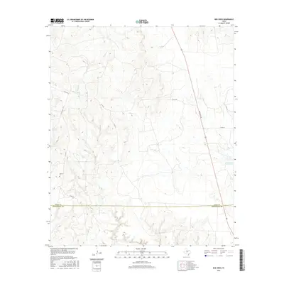 2016 Map of Bob Creek, 2016 Print