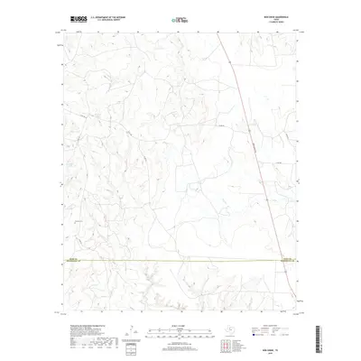 2019 Map of Bob Creek, 2019 Print