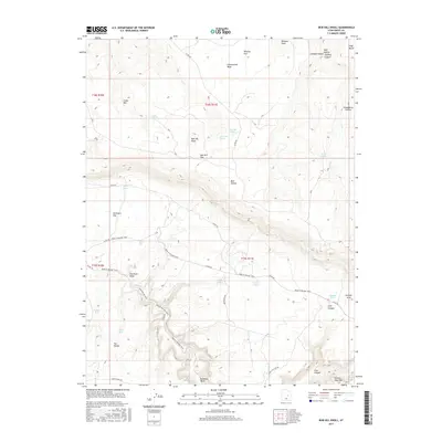 2017 Map of Bob Hill Knoll, 2017 Print