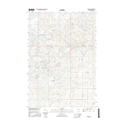 2015 Map of Bob Lake, 2015 Print