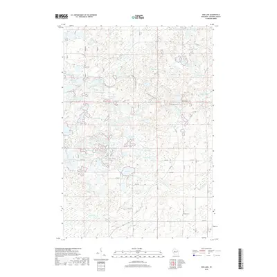 2018 Map of Bob Lake, 2018 Print