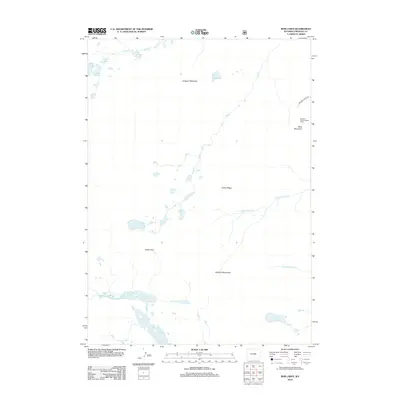 2012 Map of Bob Lakes, 2012 Print