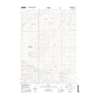 2015 Map of Bob Lakes, 2015 Print