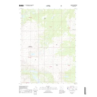 2017 Map of Bob Lakes, 2017 Print