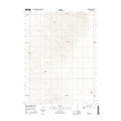 2014 Map of Bob Spring, 2014 Print