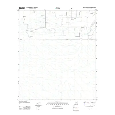 2012 Map of Bob Thompson Peak, 2012 Print