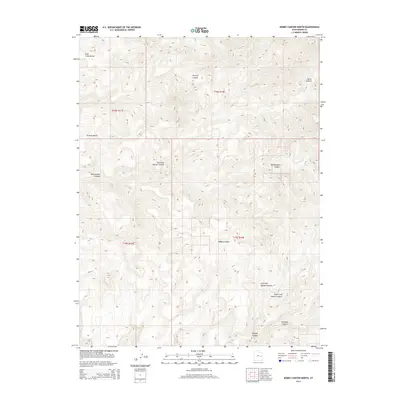 2014 Map of Bobby Canyon North, 2014 Print