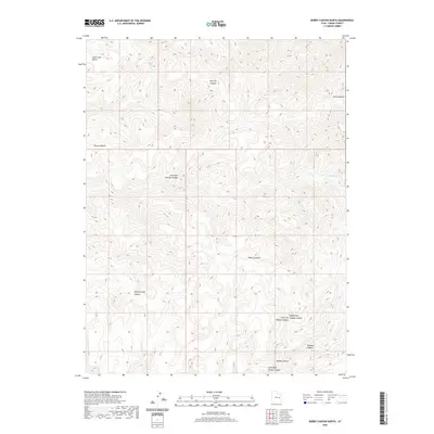 2020 Map of Bobby Canyon North, 2020 Print