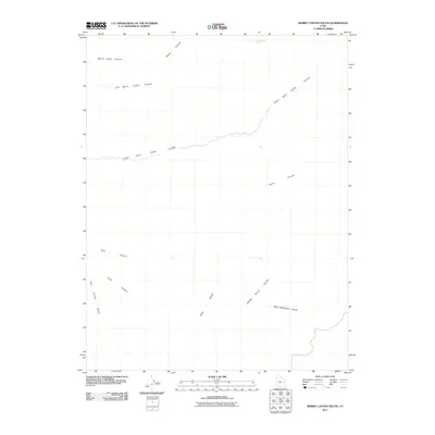 2011 Map of Bobby Canyon South, 2011 Print
