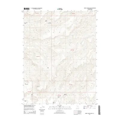 2014 Map of Bobby Canyon South, 2014 Print