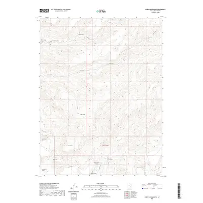 2020 Map of Bobby Canyon South, 2020 Print