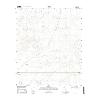 2016 Map of Bobcat Bluff, 2016 Print