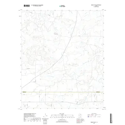 2019 Map of Bobcat Bluff, 2019 Print