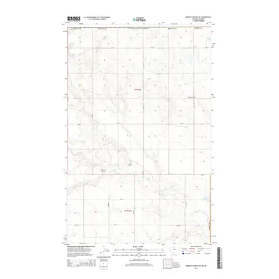 2014 Map of Bobcat Coulee NE, 2014 Print