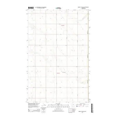 2014 Map of Bobcat Coulee SE, 2014 Print