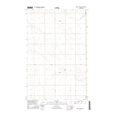 2017 Map of Bobcat Coulee SE, 2017 Print