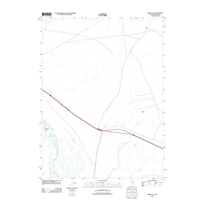 2012 Map of Bobs Flat, 2012 Print