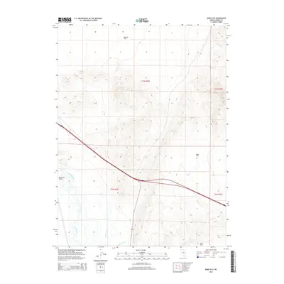 2014 Map of Bobs Flat, 2014 Print