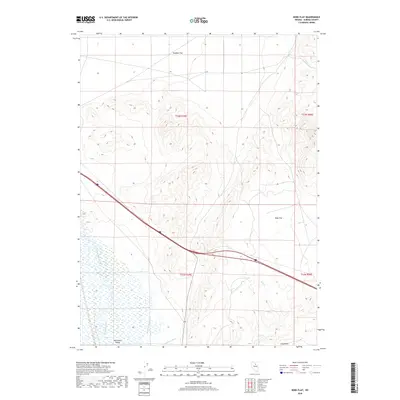 2018 Map of Bobs Flat, 2018 Print