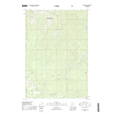 2020 Map of Bobs Mountain, 2020 Print
