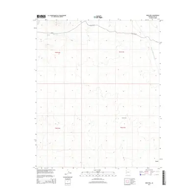 2014 Map of Bobs Well, 2014 Print