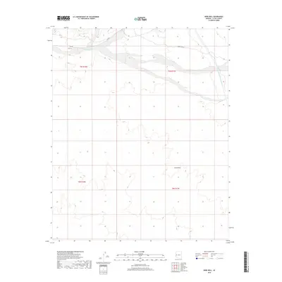 2018 Map of Bobs Well, 2018 Print
