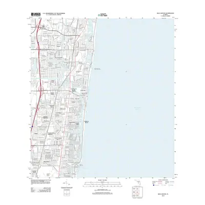 2012 Map of Boca Raton, 2012 Print