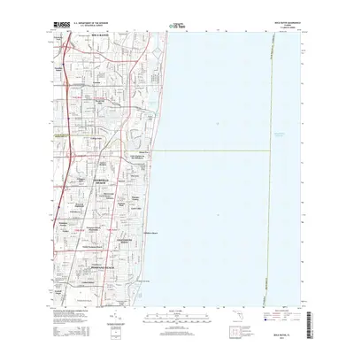 2015 Map of Boca Raton, 2015 Print