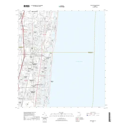 2018 Map of Boca Raton, 2018 Print
